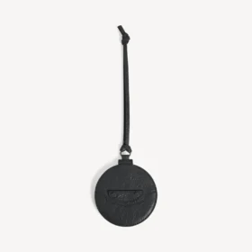 Colgante redondo con espejo «City» para mujer en negro Colgante redondo con espejo «City» para mujer en negro