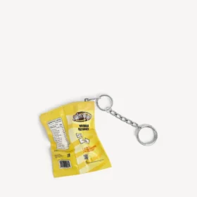 Colgantes/llaveros con diseño de fichas en amarillo
