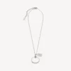 Collar con anilla Saint-Germain en plata brillante Collar con anilla Saint-Germain en plata brillante