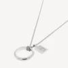 Collar con anilla Saint-Germain en plata brillante Collar con anilla Saint-Germain en plata brillante