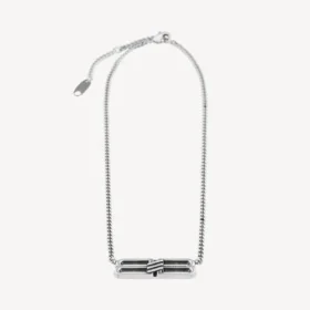 Collar con el icono «BB Icon» en plata envejecida