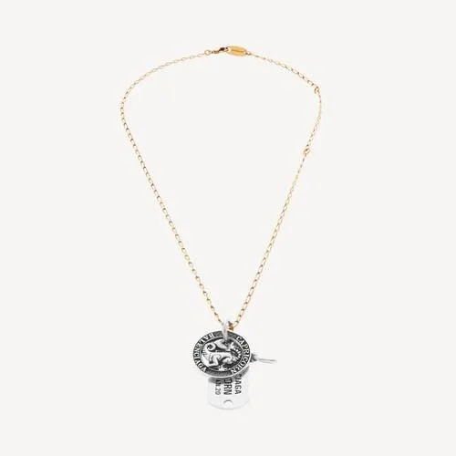 Collar del horóscopo de Capricornio en oro/plata Collar del horóscopo de Capricornio en oro/plata