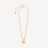 Collar largo cuadrado Nano en dorado Collar largo cuadrado Nano en dorado