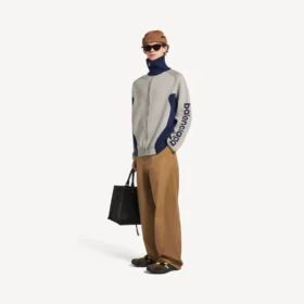 Cárdigan de punto con cremallera para hombre de Bodies en gris/azul marino Cárdigan de punto con cremallera para hombre de Bodies en gris/azul marino