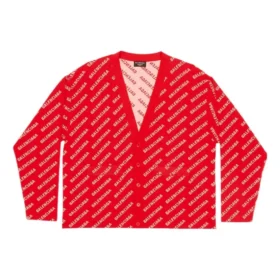 Cárdigan Mini Allover Logo «Red White» 699822T32336090 Cárdigan Mini Allover Logo «Red White» 699822T32336090