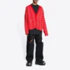 Cárdigan Mini Allover Logo «Red White» 699822T32336090