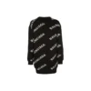Cárdigan oversize con logotipo «Negro» 555275T14711070