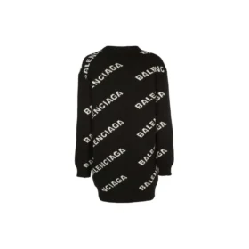 Cárdigan oversize con logotipo «Negro» 555275T14711070