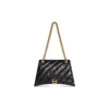 Crush Medium Chain Bag Quilted «Negro» 716393210J11000