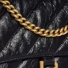 Crush Medium Chain Bag Quilted «Negro» 716393210J11000