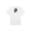 Edición limitada, estampado pequeño, manga corta, unisex, blanco 612966TJVM99000