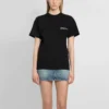 Estampado, cuello redondo, manga corta, negro 612965TKV861070