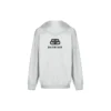 Estampado del logotipo de BB, unisex, gris claro, 583216TFV612569
