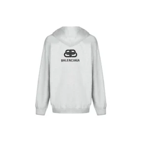 Estampado del logotipo de BB, unisex, gris claro, 583216TFV612569