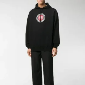 Estampado del logotipo «Double B» para hombre, negro 570811TJVD71000