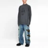 Este no es el nuevo jersey con el logotipo de Balenciaga «Dark Grey» 652981TKVE41069