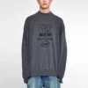 Este no es el nuevo jersey con el logotipo de Balenciaga «Dark Grey» 652981TKVE41069