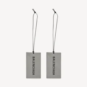 Etiqueta perfumada en gris