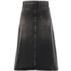 Falda de línea A FW21 «Denim gris lavado» 646913TBP477767