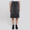 Falda de línea A FW21 «Denim gris lavado» 646913TBP477767