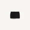 Falda-pantalón mini entallada para mujer en negro Falda-pantalón mini entallada para mujer en negro