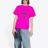 FW21 Manga corta rosa y rojo 661705TKVE16817