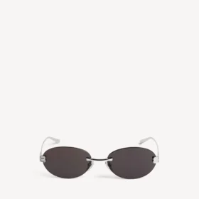 Gafas de sol Gossip Oval AF en plata/negro