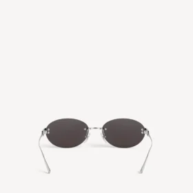Gafas de sol Gossip Oval AF en plata/negro