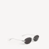 Gafas de sol Gossip Oval AF en plata/negro Gafas de sol Gossip Oval AF en plata/negro