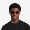 Gafas de sol Gossip Oval AF en plata/negro Gafas de sol Gossip Oval AF en plata/negro