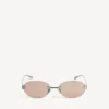 Gafas de sol Gossip Oval AF en rutenio oscuro/marrón Gafas de sol Gossip Oval AF en rutenio oscuro/marrón