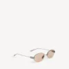 Gafas de sol Gossip Oval AF en rutenio oscuro/marrón Gafas de sol Gossip Oval AF en rutenio oscuro/marrón