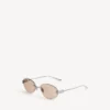 Gafas de sol Gossip Oval AF en rutenio oscuro/marrón Gafas de sol Gossip Oval AF en rutenio oscuro/marrón
