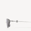 Gafas de sol Nano Cat para mujer en color plateado Gafas de sol Nano Cat para mujer en color plateado