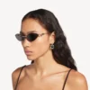 Gafas de sol Nano Cat para mujer en color plateado Gafas de sol Nano Cat para mujer en color plateado