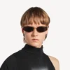 Gafas de sol Nano D-Frame para mujer en color plata Gafas de sol Nano D-Frame para mujer en color plata