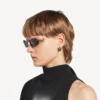 Gafas de sol Nano D-Frame para mujer en color plata Gafas de sol Nano D-Frame para mujer en color plata