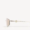 Gafas de sol Nano D-Frame para mujer en dorado claro Gafas de sol Nano D-Frame para mujer en dorado claro