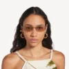 Gafas de sol Nano D-Frame para mujer en dorado claro Gafas de sol Nano D-Frame para mujer en dorado claro