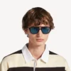 Gafas de sol Pilot para hombre, para uso diario, en color caramelo oscuro habana