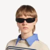 Gafas de sol rectangulares Cosmo para mujer en negro Gafas de sol rectangulares Cosmo para mujer en negro