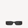 Gafas de sol rectangulares Dynasty en negro Gafas de sol rectangulares Dynasty en negro