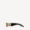 Gafas de sol rectangulares Dynasty en negro Gafas de sol rectangulares Dynasty en negro