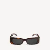 Gafas de sol rectangulares Dynasty para mujer en color havana medio Gafas de sol rectangulares Dynasty para mujer en color havana medio