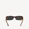 Gafas de sol rectangulares Dynasty para mujer en color havana medio Gafas de sol rectangulares Dynasty para mujer en color havana medio