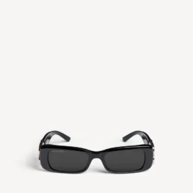 Gafas de sol rectangulares Dynasty para mujer en color negro