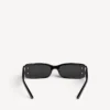 Gafas de sol rectangulares Dynasty para mujer en color negro Gafas de sol rectangulares Dynasty para mujer en color negro