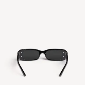 Gafas de sol rectangulares Dynasty para mujer en color negro