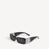 Gafas de sol rectangulares Dynasty para mujer en color negro Gafas de sol rectangulares Dynasty para mujer en color negro