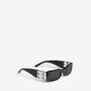 Gafas de sol rectangulares Dynasty para mujer en color negro Gafas de sol rectangulares Dynasty para mujer en color negro